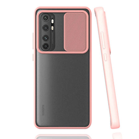 Xiaomi Mi Note 10 Lite Kılıf Kamera Kapatmalı Lensi Case