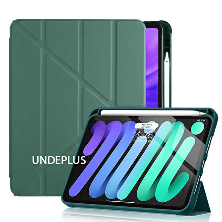 Apple iPad Air 4 10.9 Kılıf Kalem Bölmeli Trifolding Case A2072 A2316 A2324 A2325