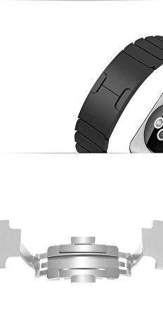 Apple Watch 42/44/45/46/49mm Kordon Baklalı Metal Kordon 2/3/4/5/6/se/7/8/9/10/ultra