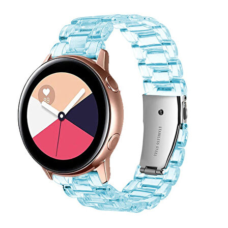 ​​Amazfit Pace GTR 2 2E Lite 47mm Kordon 22mm Şeffaf Baklalı Kordon