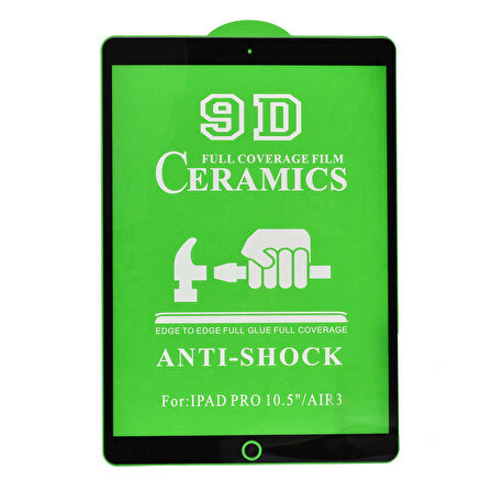 Apple iPad Air 3 10.5" Tablet Seramik Ekran Koruyucu A2152 A2123 A2153 A2154