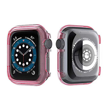 Apple Watch 40mm Silikon Renkli Kasa Koruyucu 03