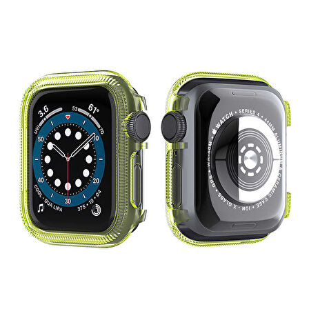 Apple Watch 42mm Silikon Renkli Kasa Koruyucu 03
