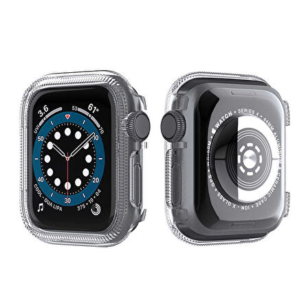 Apple Watch 42mm Silikon Renkli Kasa Koruyucu 03
