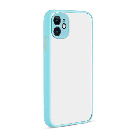 Apple iPhone 12 Mini Kılıf Kamera Korumalı Mat Kapak