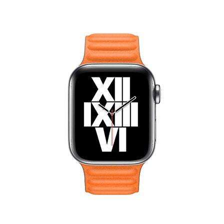 Apple Watch 42/44/45/46/49mm Kordon Baklalı Deri Kordon 2/3/4/5/6/se/7/8/9/10/ultra