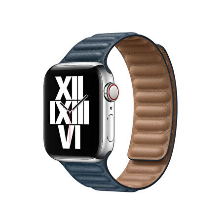 Apple Watch 10 42mm - 38/40/41mm Kordon Baklalı Deri Kordon 2/3/4/5/6/se/7/8/9