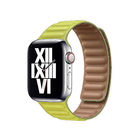 Apple Watch 10 42mm - 38/40/41mm Kordon Baklalı Deri Kordon 2/3/4/5/6/se/7/8/9