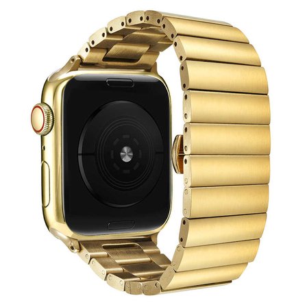 Apple Watch 10 42mm - 38/40/41mm Kordon Metal Katlamalı Klipsli Kordon 2/3/4/5/6/se/7/8/9