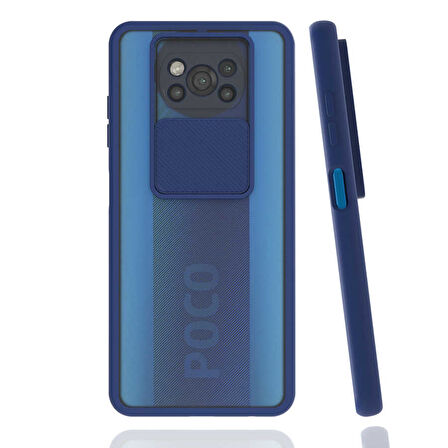 Xiaomi Poco X3 Kılıf Kamera Kapatmalı Lensi Case