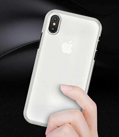 Apple iPhone X Kılıf A+ Ultra İnce Sert Kapak