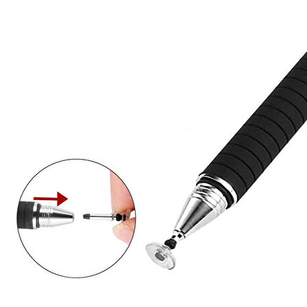 Dokunmatik Passive Stylus Kalem Tablet Telefon Bilgisayar Kalemi Yedek Ucu