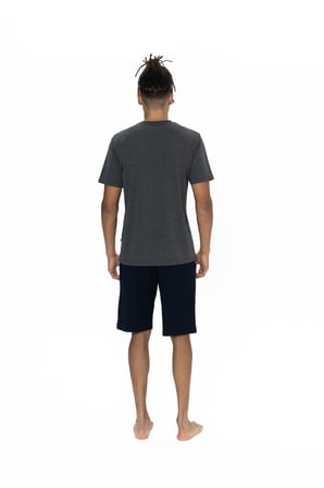 U.S. Polo T-shirt Şort Takım, Yazı Baskılı T-shirt ve Cepli Şort Takım