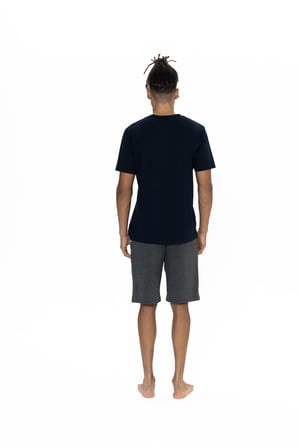 U.S. Polo T-shirt Şort Takım, Yazı Baskılı T-shirt ve Cepli Şort Takım