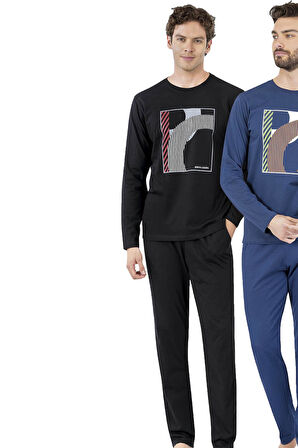 Pierre Cardin %100 Pamuklu Erkek Pijama Takım