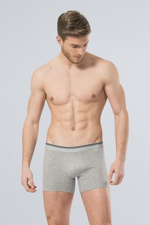 Erkek Likrali Torbalı Boxer 2'li Paket, %95 Pamuk, %5 Elastan