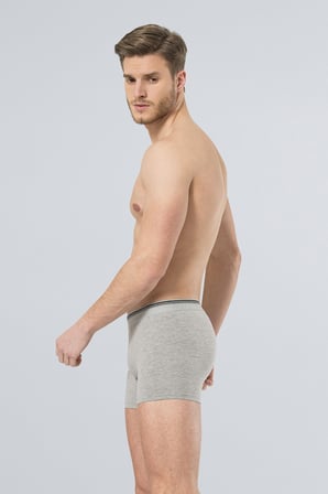 Erkek Likrali Torbalı Boxer 2'li Paket, %95 Pamuk, %5 Elastan