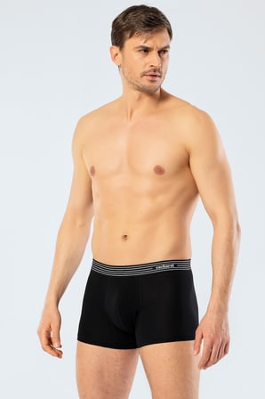 2'li Beyaz Erkek Boxer, %95 pamuk %5 likralı Erkek Boxer