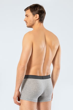 2'li Beyaz Erkek Boxer, %95 pamuk %5 likralı Erkek Boxer