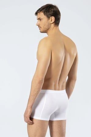 Erkek Likralı Düz Renk Boxer, %95 Pamuk, %5 Elastan