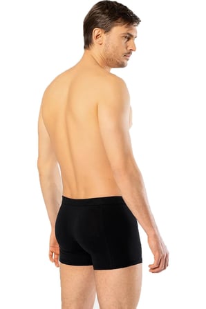 Erkek Likralı Düz Renk Boxer, %95 Pamuk, %5 Elastan
