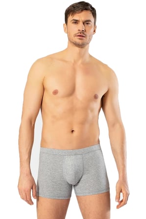 Erkek Likralı Düz Renk Boxer, %95 Pamuk, %5 Elastan