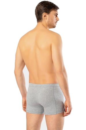Erkek Likralı Düz Renk Boxer, %95 Pamuk, %5 Elastan