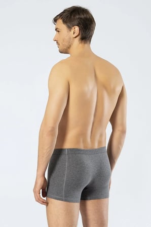 Erkek Likralı Düz Renk Boxer, %95 Pamuk, %5 Elastan