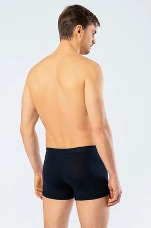 Erkek Likralı Düz Renk Boxer, %95 Pamuk, %5 Elastan