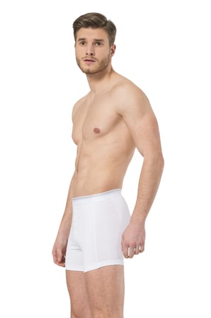 Erkek Likrali Dügmeli Boxer 2'li Paket, %95 Pamuk, %5 Elastan