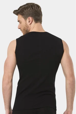 %100 Pamuklu Erkek Kolsuz Spor V yaka Atlet 2'li Paket