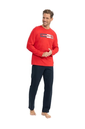 Erkek Uzunkol Mevsimlik Pijama Takım