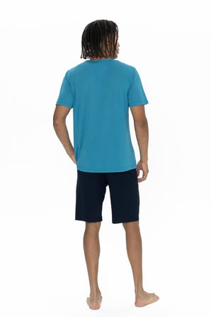 U.S. Polo Erkek Yuvarlak Yaka T-shirt Şort Takım, Cep detaylı