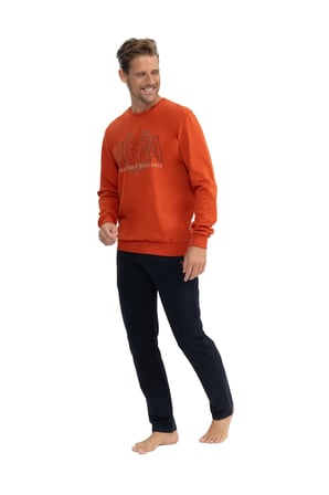 Erkek Uzunkol Kışlık Pijama Takım