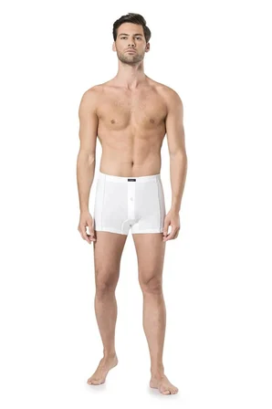Erkek Tek Düğme Penye Boxer , %100 Pamuk, Kutulu Gönderilir