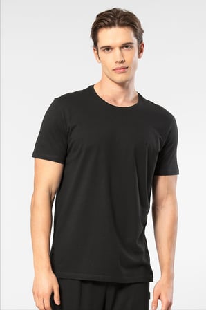 Erkek %50 Modal, %50 Pamuk Bisiklet Yaka Kısakol Yazlık T-shirt