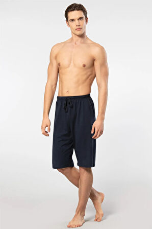 Cacharel Pamuk Modal Tek Alt Cepli Bermuda Şort
