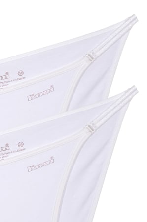 Kadın 2'li Külot, Yanları İpli Basic Külot, %47 Modal %47 Pamuk %6 Elastan
