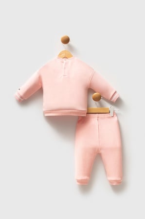 U.S. Polo Assn. Kız Bebek 3 iplik kalın Alt Üst Takım