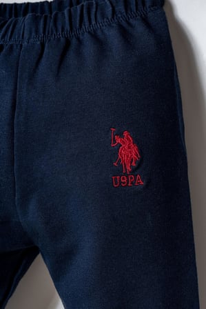 US Polo Assn. 3'lü Erkek Bebek Alt Üst Takım %100 Pamuk – Kısa Kollu Tişört & Şort