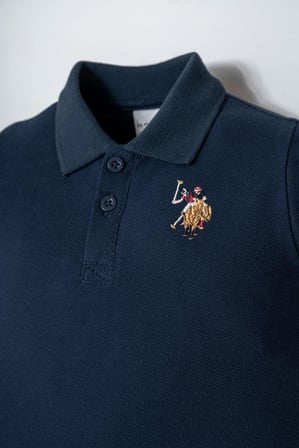 U.S. Polo Assn. Erkek Bebek Polo Yaka Pike Şort T-Shirt Takım 