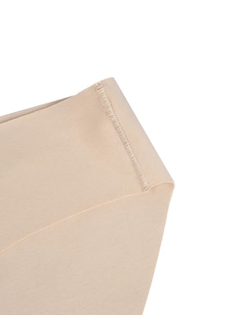 Kadın 3'lü Ten Dikişsiz Pima Pamuk Slip Külot, %45 Pima pamuk, %45 micromodal ve %10 elastan