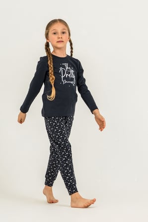 Anne Kız Pijama Takım, Yetişkin ve Çocuk Pijamaları Ayrı Fiyatlardadır