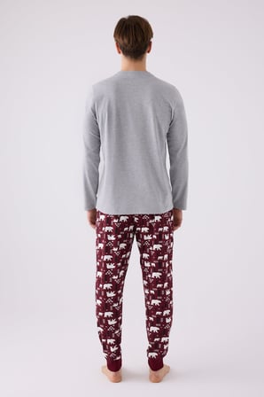 Ayıcık Baskılı Aile Pijama Takım, Ayrı Ayrı fiyatlandırılır