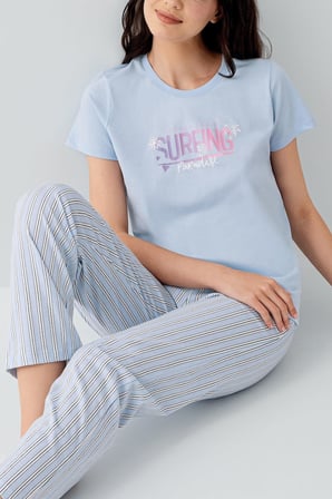 Anne ve Çocuk Pijamaları Ayrı Ayrı Satılır, %100 Pamuk, Kırmızı Kalpli Desen, Anne Kız Pijama Takımı Kombini