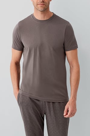 Erkek %100 Pamuklu Pijama Takımı – Kısa Kollu Üst & Celi Uzun Alt | Rahat Kalıp 