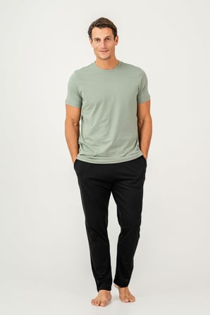 Erkek %100 Pamuklu Kısa Kol Pijama Takım