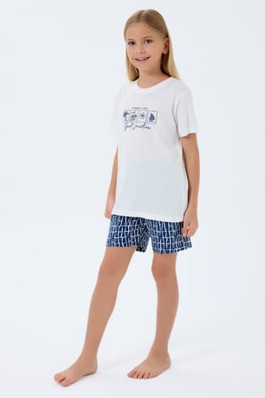 Anne Kız & Baba Oğul T-shirt Şort - Ürünler Ayrı Ayrı Satılır, Kombin İçin Ayrı Ayrı Sırayla Sepete Eklenmelidir-%100 Pamuk