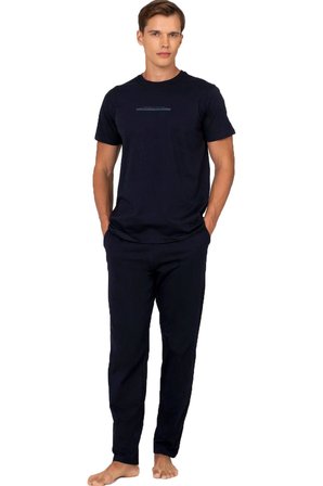 Pierre Cardin Erkek Pijama Takımı %100 Pamuk Kısa Kollu – Rahat Kesim