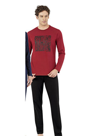 Pierre Cardin %100 Pamuklu Erkek Pijama Takım